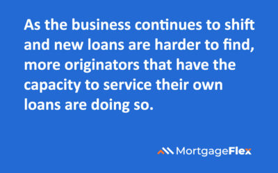 As the business continues to shift and new loans are harder to find