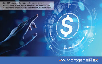 Can NOT buying technology cost a lender money?